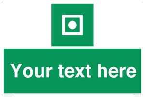 Custom sign safe condition Shipboard general alarm